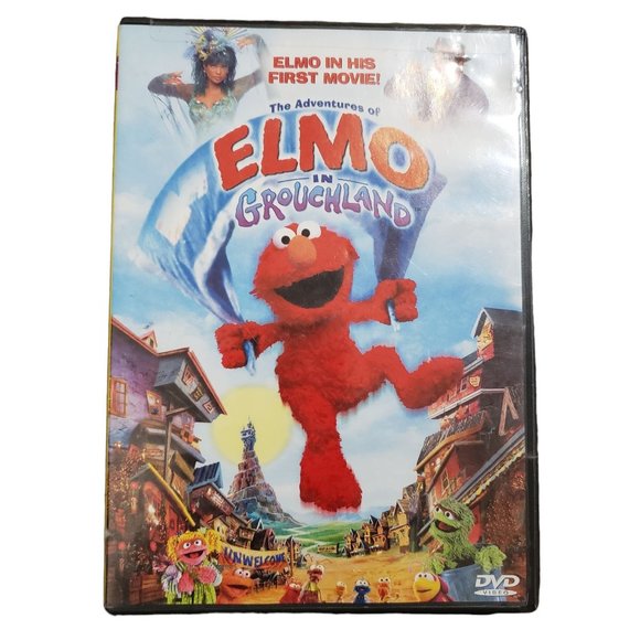 Lot of 4 Sesame Street Elmo Dvd's, Including his first movie Elmo - Grouchland - Picture 2 of 9